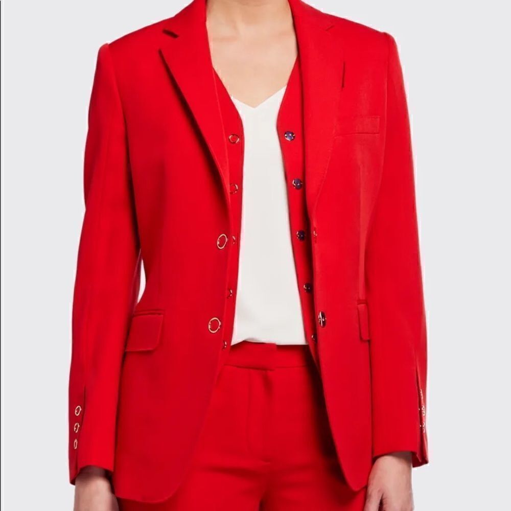 Burberry Women’s Red Ornella Jacket, NWT
